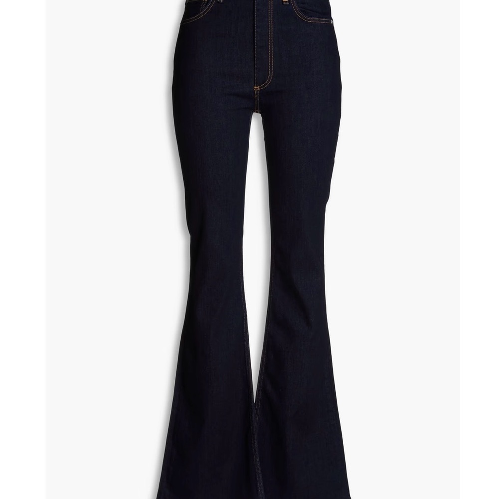 NWT rag & bone rinse wash casey high rise flare jeans- size 27